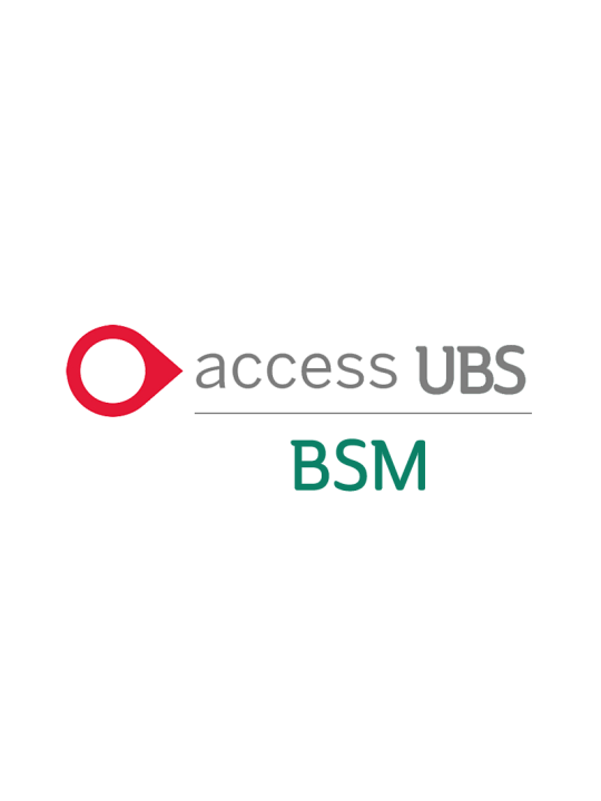 UBS BSM Software (3 Concurrent Users)