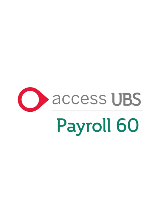 UBS Payroll 60 Software (Single User) Latest Version